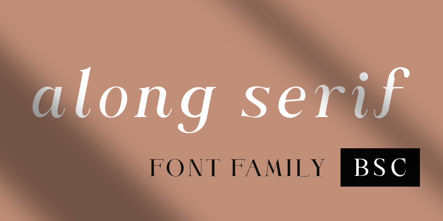 Шрифт Along Serif BSC
